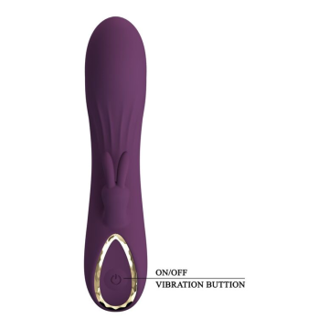 PRETTY LOVE - LANDYN WIEDERAUFLADBARER HASENVIBRATOR MIT 10 FUNKTIONEN, LILA