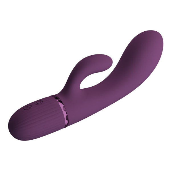 PRETTY LOVE - MARGIE RECHARGEABLE RABBIT VIBRATOR 10 FUNCTIONS PURPLE
