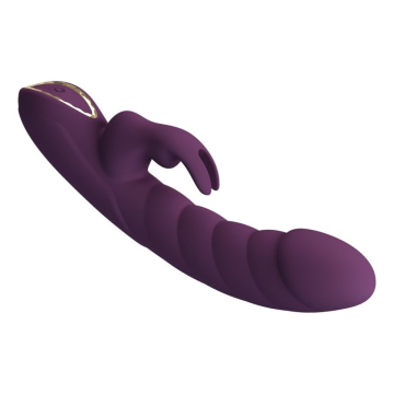 PRETTY LOVE - VIBRATEUR LAPIN RECHARGEABLE HARPER 10 FONCTIONS VIOLET