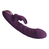 PRETTY LOVE - VIBRATORE A FORMA DI CONIGLIO RICARICABILE HARPER, 10 FUNZIONI, VIOLA
