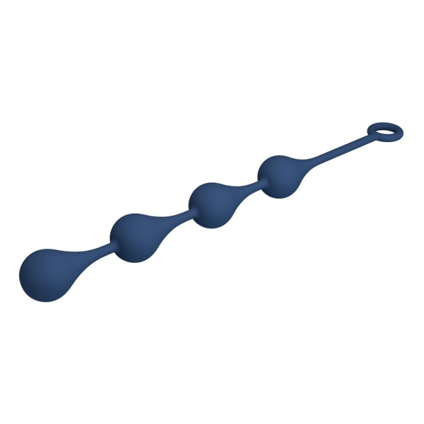 MR PLAY – BLAUE SILIKON-ANALPOLSTER, GRÖSSE L (42,6 CM)