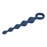 MR PLAY - PERLE ANAL IN SILICONE BLU E PLUG ANAL 20,4 CM