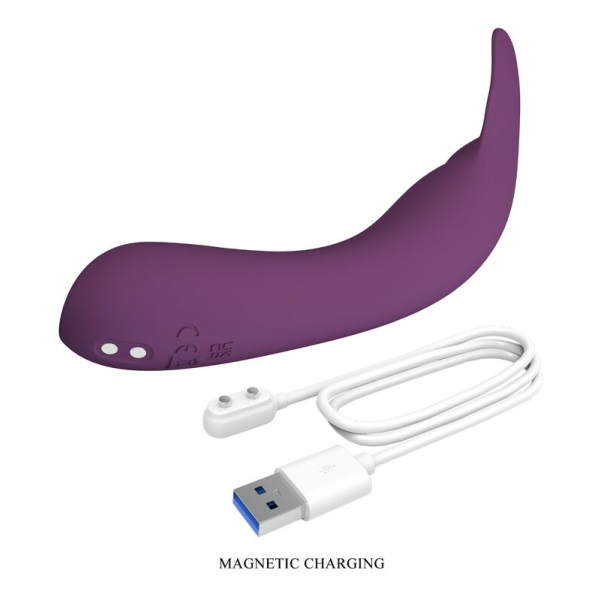PRETTY LOVE - VIBRATEUR RECHARGEABLE KENYELL 10 FONCTIONS VIOLET