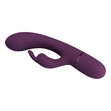 PRETTY LOVE - ROCCO VIBRATEUR LAPIN RECHARGEABLE 10 FONCTIONS VIOLET