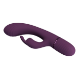 PRETTY LOVE - ROCCO RECHARGEABLE RABBIT VIBRATOR 10 FUNCTIONS PURPLE