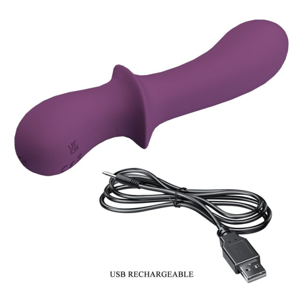 PRETTY LOVE - ABIGAIL RECHARGEABLE VIBRATOR 10 FUNCTIONS PURPLE