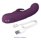 PRETTY LOVE - VIBRATEUR LAPIN RECHARGEABLE HARPER 10 FONCTIONS VIOLET