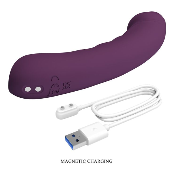 PRETTY LOVE - VIBRATORE RICARICABILE AMARA 10 FUNZIONI VIOLA