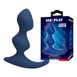 MR PLAY - PLUG ANAL ERGONOMIQUE BLEU