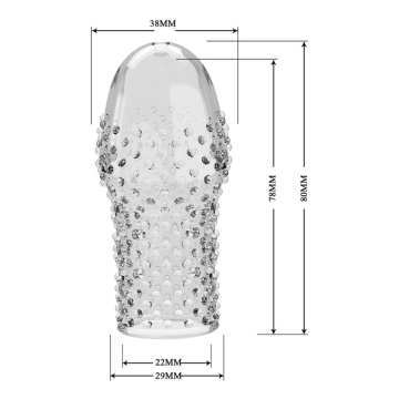 PRETTY LOVE – GEEK'S PENISHÜLLE: FÜR EINEN DICKEREN PENIS (TRANSPARENT)