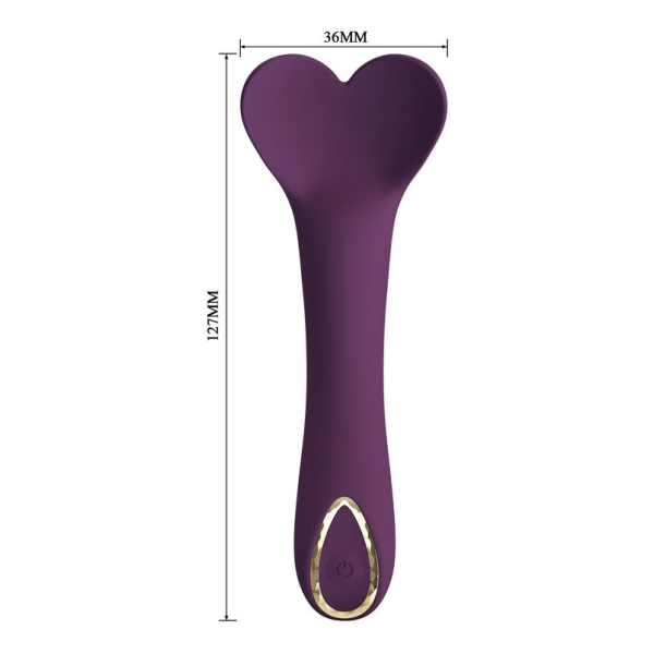 PRETTY LOVE - KENYELL RECHARGEABLE VIBRATOR 10 FUNCTIONS PURPLE