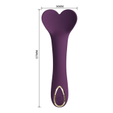 PRETTY LOVE - KENYELL RECHARGEABLE VIBRATOR 10 FUNCTIONS PURPLE