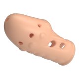 PRETTY LOVE - SOCKER TEXTURED PENIS SLEEVE NATURAL