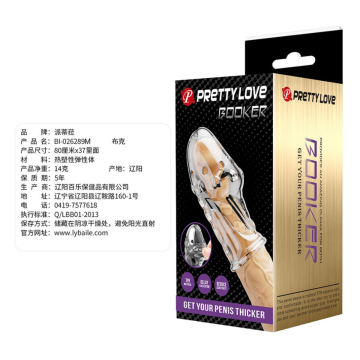 PRETTY LOVE – ROCKER PENISHÜLLE FÜR EINEN DICKEREN PENIS (TRANSPAREN)