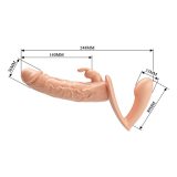 BAILE - CHARLOTTE HOLLOW DOPPELPENETRATION STRAP-ON FLEISCH