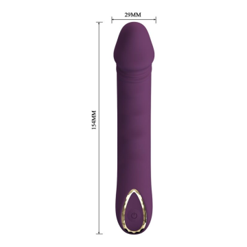 PRETTY LOVE - VIBRATEUR RECHARGEABLE AMARA 10 FONCTIONS VIOLET