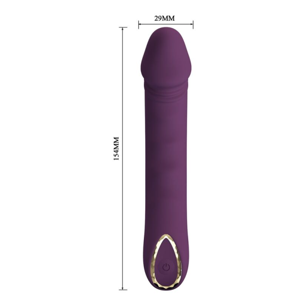 PRETTY LOVE - AMARA WIEDERAUFLADBARER VIBRATOR MIT 10 FUNKTIONEN, LILA