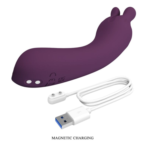 PRETTY LOVE - LUNAO RECHARGEABLE VIBRATOR 10 FUNCTIONS PURPLE