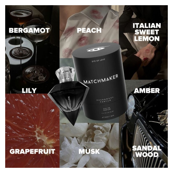 EYE OF LOVE - MATCHMAKER BLACK DIAMOND PROFUMO AI FEROMONI ATTRACT HER 30 ML