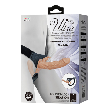 BAILE - CHARLOTTE HOLLOW DOPPELPENETRATION STRAP-ON FLEISCH