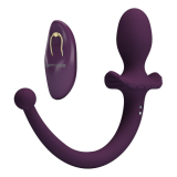 PRETTY LOVE - LIOEA PLUG ANAL VIBRANT AVEC QUEUE 12 FONCTIONS TÉLÉCOMMANDE VIOLETTE