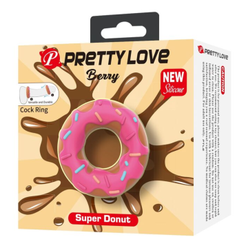 PRETTY LOVE - SUPER DONUT PENISRING PINK