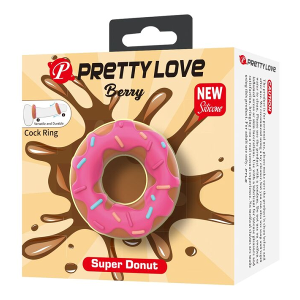 PRETTY LOVE - SUPER DONUT PENIS RING PINK