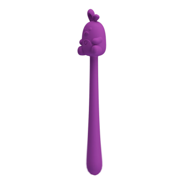 PRETTY LOVE - CUTE BUNNY FLIRTING STICK FLEXIBLE VIBRATOR USB RECHARGEABLE PURPLE