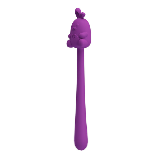 PRETTY LOVE – NIEDLICHER HASE-FLIRTSTIFT, FLEXIBLER VIBRATOR, USB-AUFLADBAR, LILA