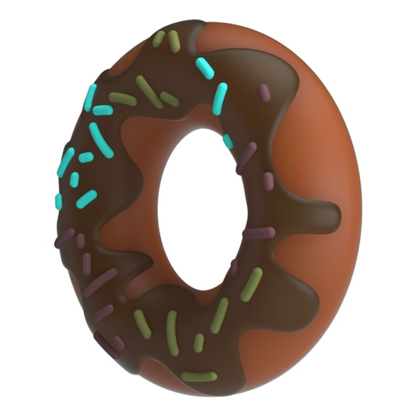 PRETTY LOVE - ANNEAU PÉNIS SUPER DONUT MARRON