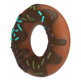 PRETTY LOVE - SUPER DONUT PENISRING BRAUN