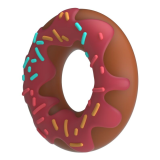 PRETTY LOVE - ANELLO PER PENE SUPER DONUT ROSA