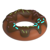 PRETTY LOVE - SUPER DONUT PENISRING BRAUN