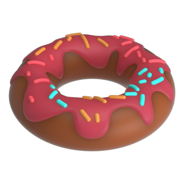 PRETTY LOVE - SUPER DONUT PENISRING PINK