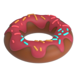 PRETTY LOVE - ANELLO PER PENE SUPER DONUT ROSA