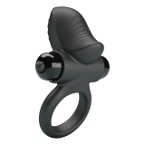 PRETTY LOVE - ADRIEN VIBRATING PENIS RING 10 FUNCTIONS BLACK