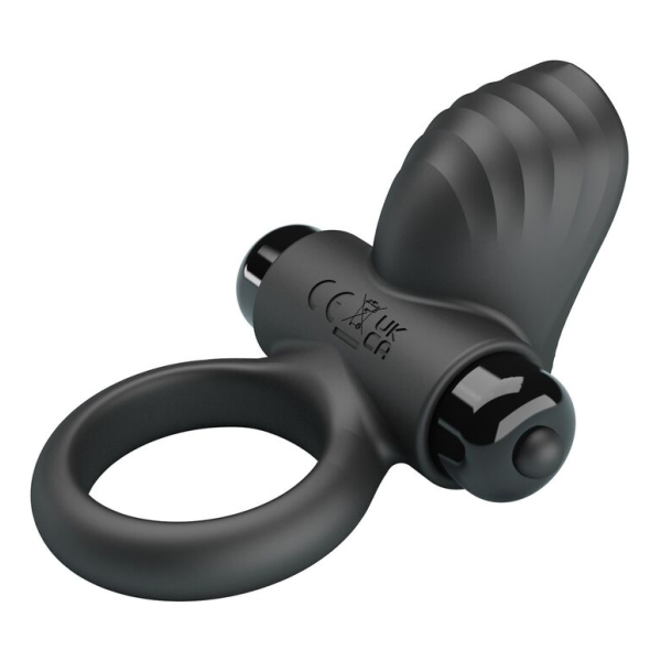 PRETTY LOVE - ADRIEN VIBRATING PENIS RING 10 FUNCTIONS BLACK