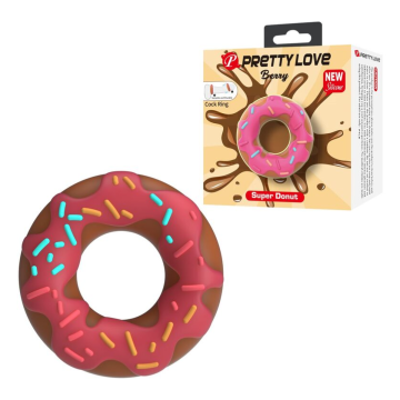PRETTY LOVE - ANNEAU PÉNIS SUPER DONUT ROSE