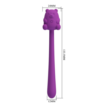 PRETTY LOVE - VIBRATORE RICARICABILE A FORMA DI ORSO CARINO E FLIRTANTE