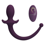 PRETTY LOVE - LIOEA PLUG ANAL VIBRANT AVEC QUEUE 12 FONCTIONS TÉLÉCOMMANDE VIOLETTE