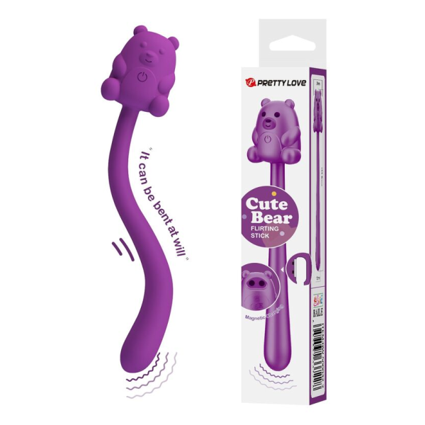 PRETTY LOVE - VIBRATORE RICARICABILE A FORMA DI ORSO CARINO E FLIRTANTE