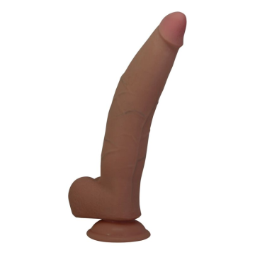 PRETTY LOVE - CUTHBERT REALISTISCHER FLEXIBLER DILDO 20 CM Ø 5 CM TPE BRAUN