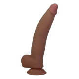 PRETTY LOVE - CUTHBERT REALISTIC FLEXIBLE DILDO 20 CM Ø 5 CM TPE BROWN