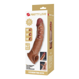 PRETTY LOVE - MANICOTTO REGOLABILE PER ALLUNGAMENTO DEL PENE 26 CM Ø 4 CM NATURALE