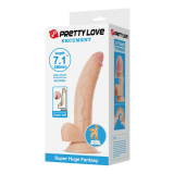 PRETTY LOVE - DILDO FLESSIBILE REALISTICO ELLCUMENT 18 CM Ø 4.5 CM TPE NATURALE
