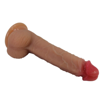 PRETTY LOVE - JOVITA REALISTISCHER SILIKONDILDO MIT SAUGNAPF 19 CM Ø 4,5 CM