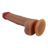 PRETTY LOVE - JOVITA REALISTISCHER SILIKONDILDO MIT SAUGNAPF 19 CM Ø 4,5 CM