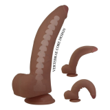 PRETTY LOVE - CUTHBERT REALISTISCHER FLEXIBLER DILDO 20 CM Ø 5 CM TPE BRAUN