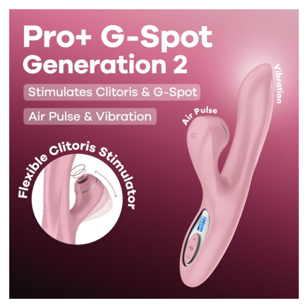 SATISFYER - PRO+ G-SPOT GENERATION 2 PINK
