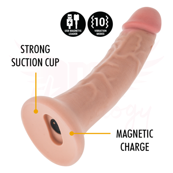 MYTHOLOGY - ASHER ORIGINAL DILDO M - VIBRATOR COMPATIBLE WITH WATCHME WIRELESS TECHNOLOGY